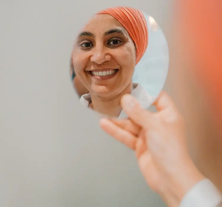 dr kaur reflection in mirror